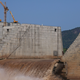 Water flows through Ethiopia’s Grand Renaissance Dam as it undergoes construction work on the river Nile in Guba Woreda, Benishangul Gumuz Region, Ethiopia